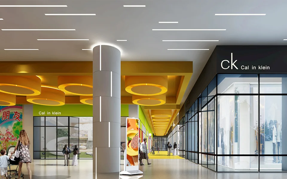 全面条形屏广告机-商场-4 全面条形屏广告机