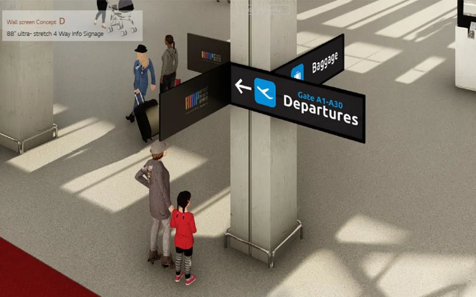 液晶条形屏 机场2